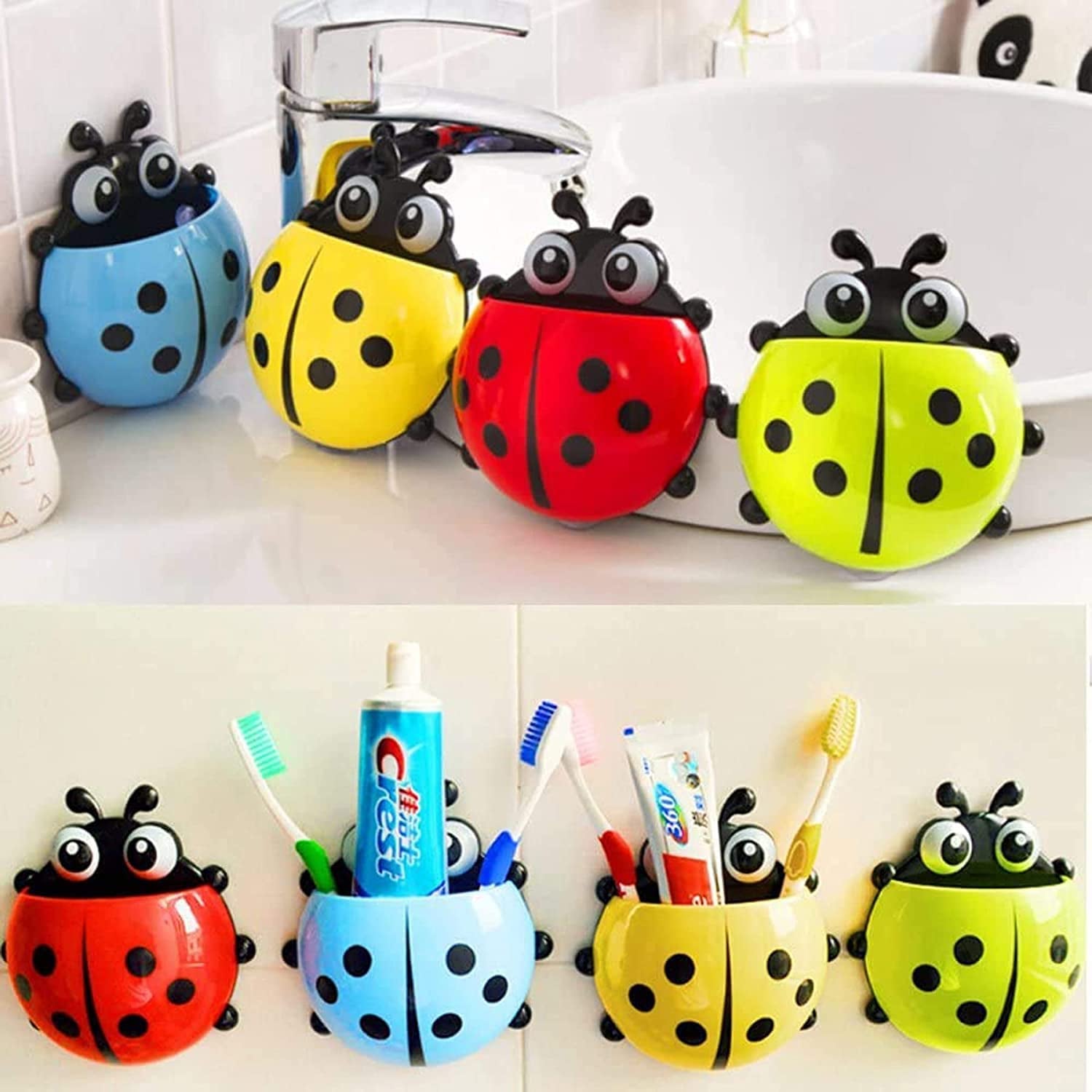Ladybug Toothbrush Holder (1 Pc) Ladybug Toothbrush Holder (1 Pc)